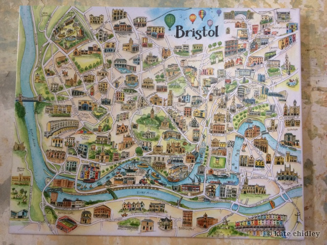 Win a illustrated map of Bristol